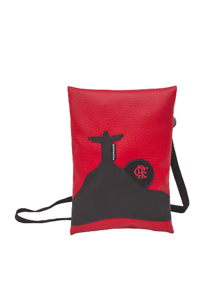 Bolsa Transversal Flamengo Kiki Vermelha