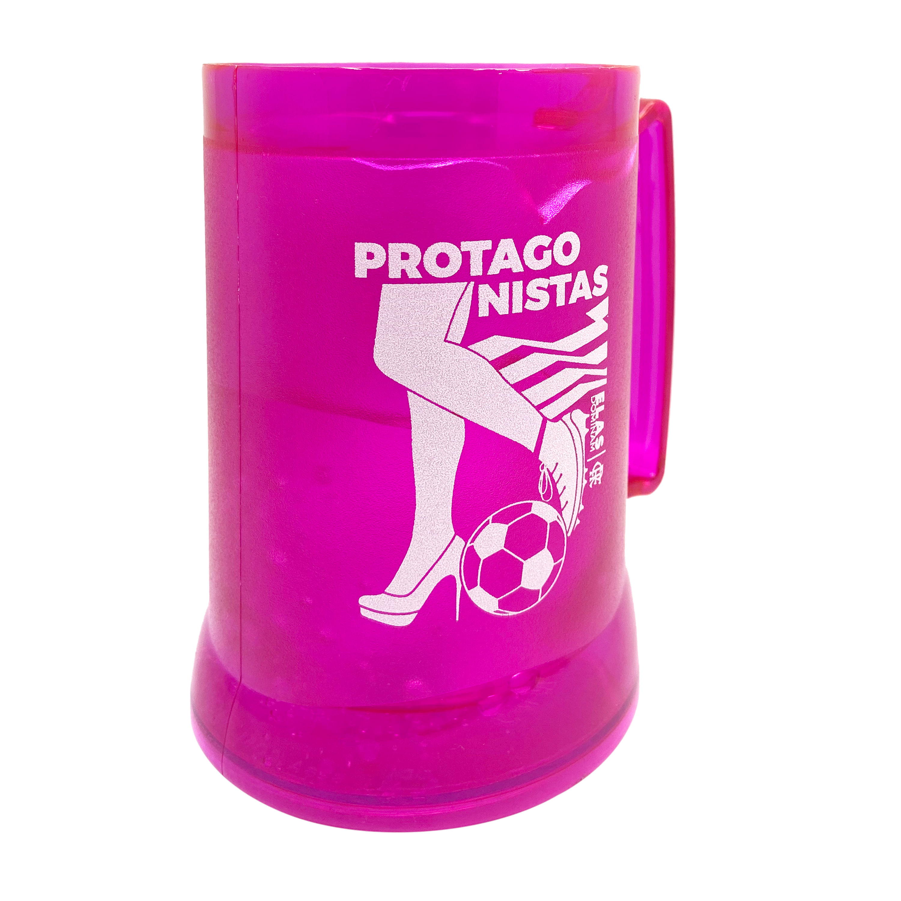 Caneca Flamengo Gel Rosa Elas Dominam