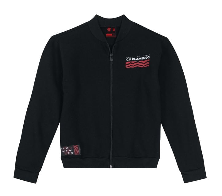 Jaqueta Flamengo Moletom Bomber Infantil Brandili