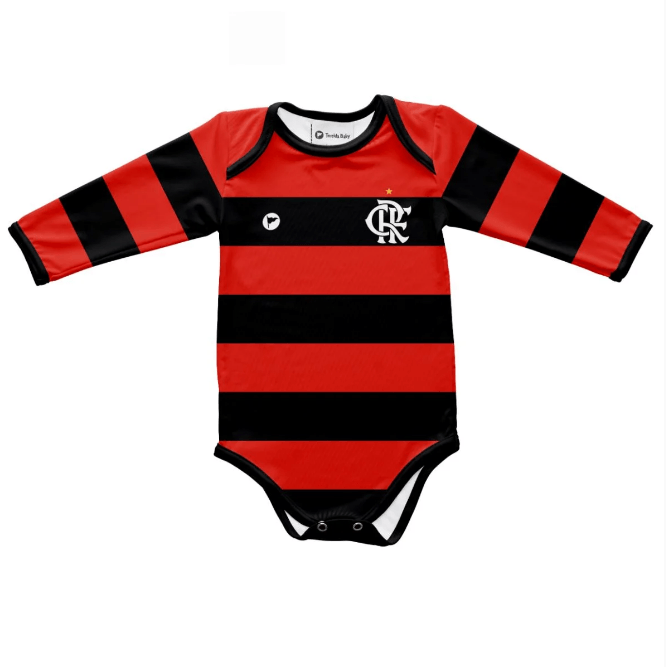 Body Flamengo Longo Listrado