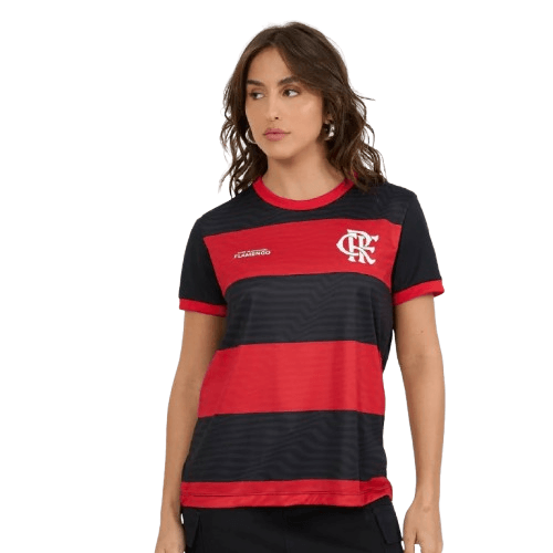 Camisa Flamengo Feminina Emoção Braziline