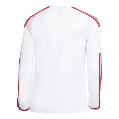 Manto Flamengo Jogo 1 Branco Manga Longa Adidas 2026