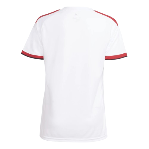 Manto Flamengo Jogo 1 Branco Feminina Adidas 2026