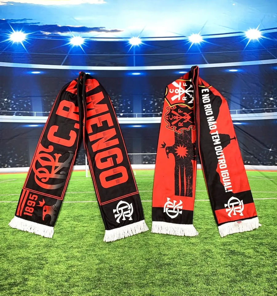 Cachecol Flamengo - No Rio Não Tem Outro Igual