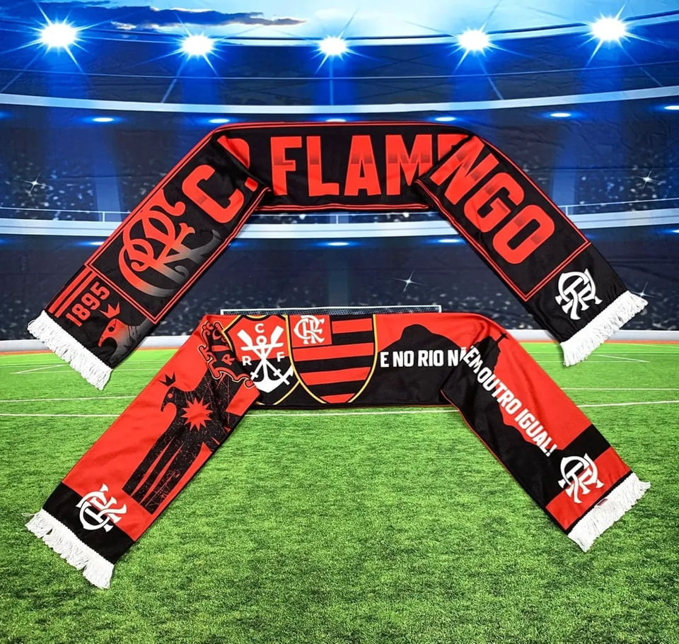 Cachecol Flamengo - No Rio Não Tem Outro Igual