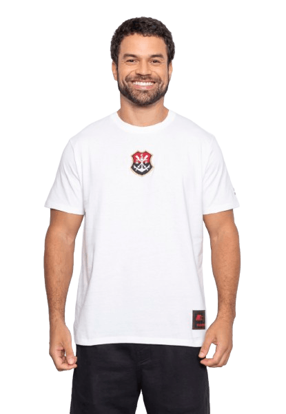 Camisa Flamengo Escudo Off White Starter