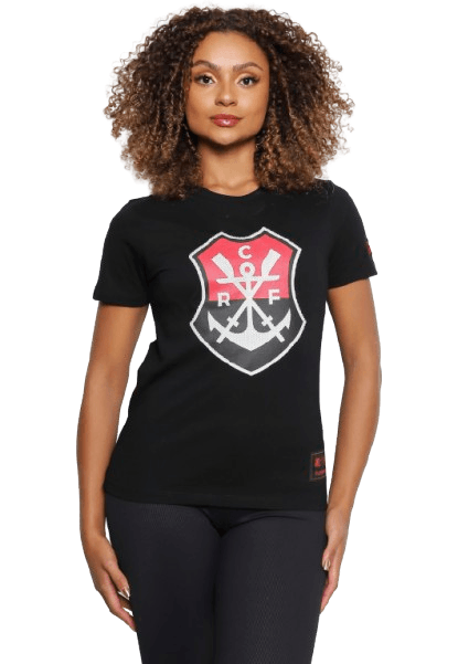 Camisa Flamengo Escudo Feminina Preta Starter