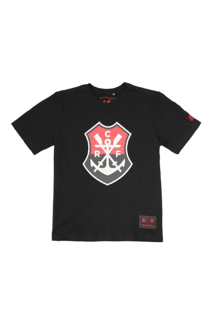 Camisa Infantil Flamengo Preta Escudo Starter