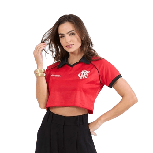 Cropped Flamengo Rufar Vermelho Braziline