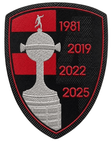 Patch Comemorativo 4 Taças Libertadores