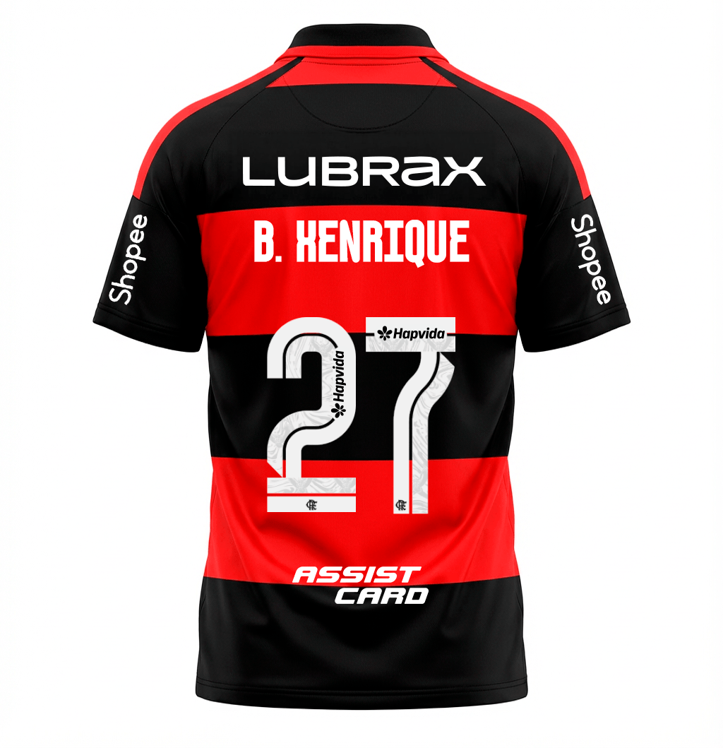 Camisa Titular Flamengo 2026 — B. Henrique #27 (2/2)
