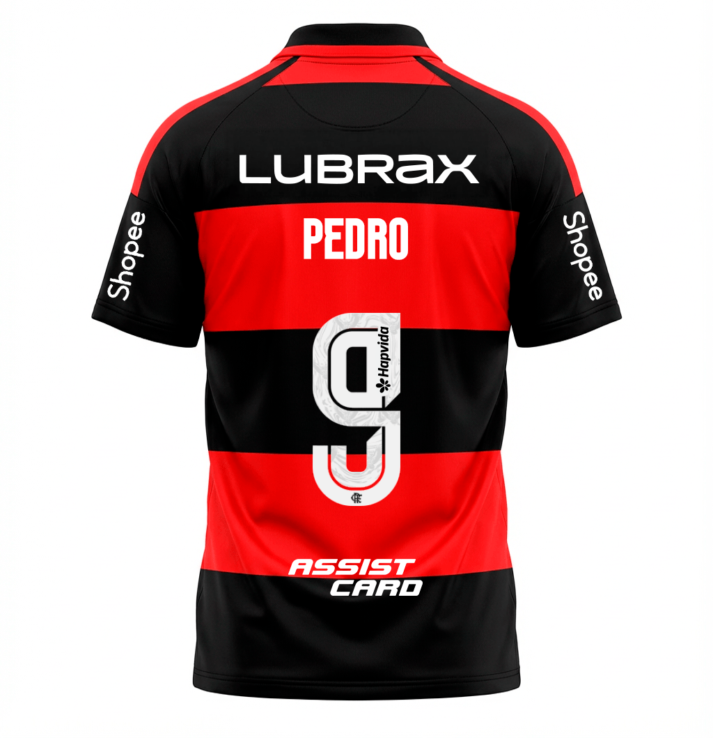 Camisa Titular Flamengo 2026 — Pedro #9 (2/2)