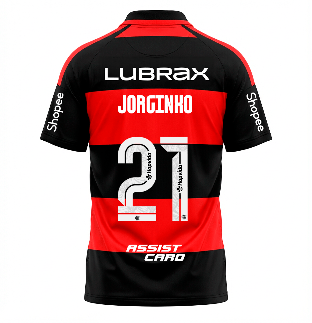 Camisa Titular Flamengo 2026 — Jorginho #21