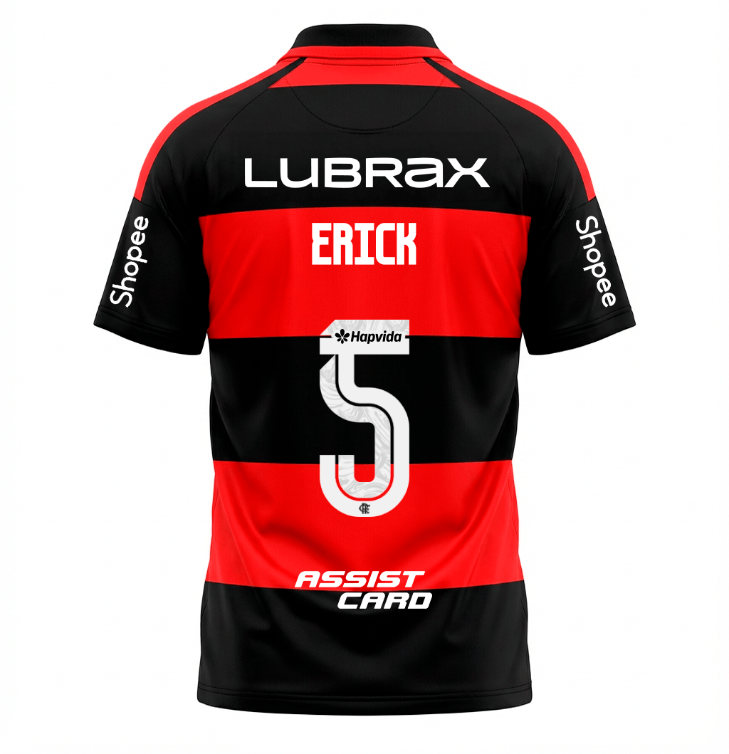Camisa Titular Flamengo 2026 — Erick #5